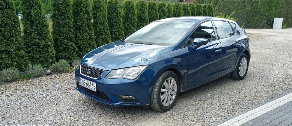 Seat Leon cena 32200 przebieg: 112000, rok produkcji 2013 z Zambrów małe 172